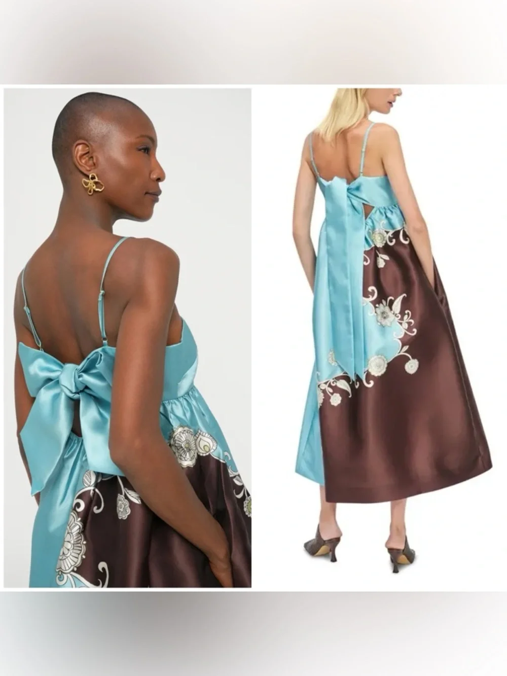 Alemais satin maxi